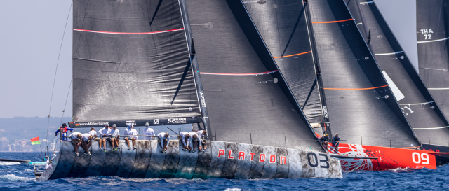 Provezza versus Platoon in 52 SUPER SERIES 2023 title shoot out in Puerto Portals, Mallorca next week