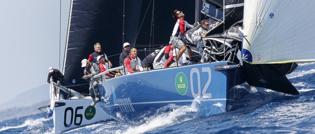 Azzurra Lay Down A Rolex TP52 World Championship Marker