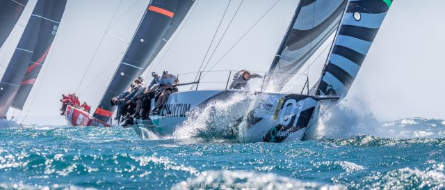 Super Fast Quantum Racing Are On Song in Cascais Wind and Waves