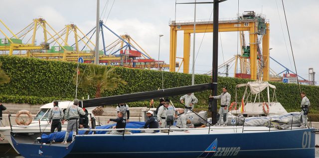 Five on TP52 Training Mission In Valencia