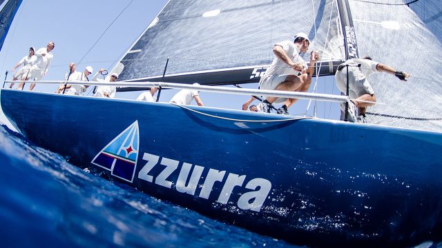 Azzurra punctured the Quantum Racing and Ran Racing dominance