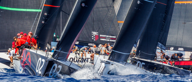 Phoenix steer clear to lead, Platoon, Sled damaged in Race 2 collision at 52 SUPER SERIES Puerto Portals Sailing Week